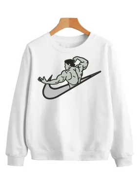 Sweatshirt Gym Armold White